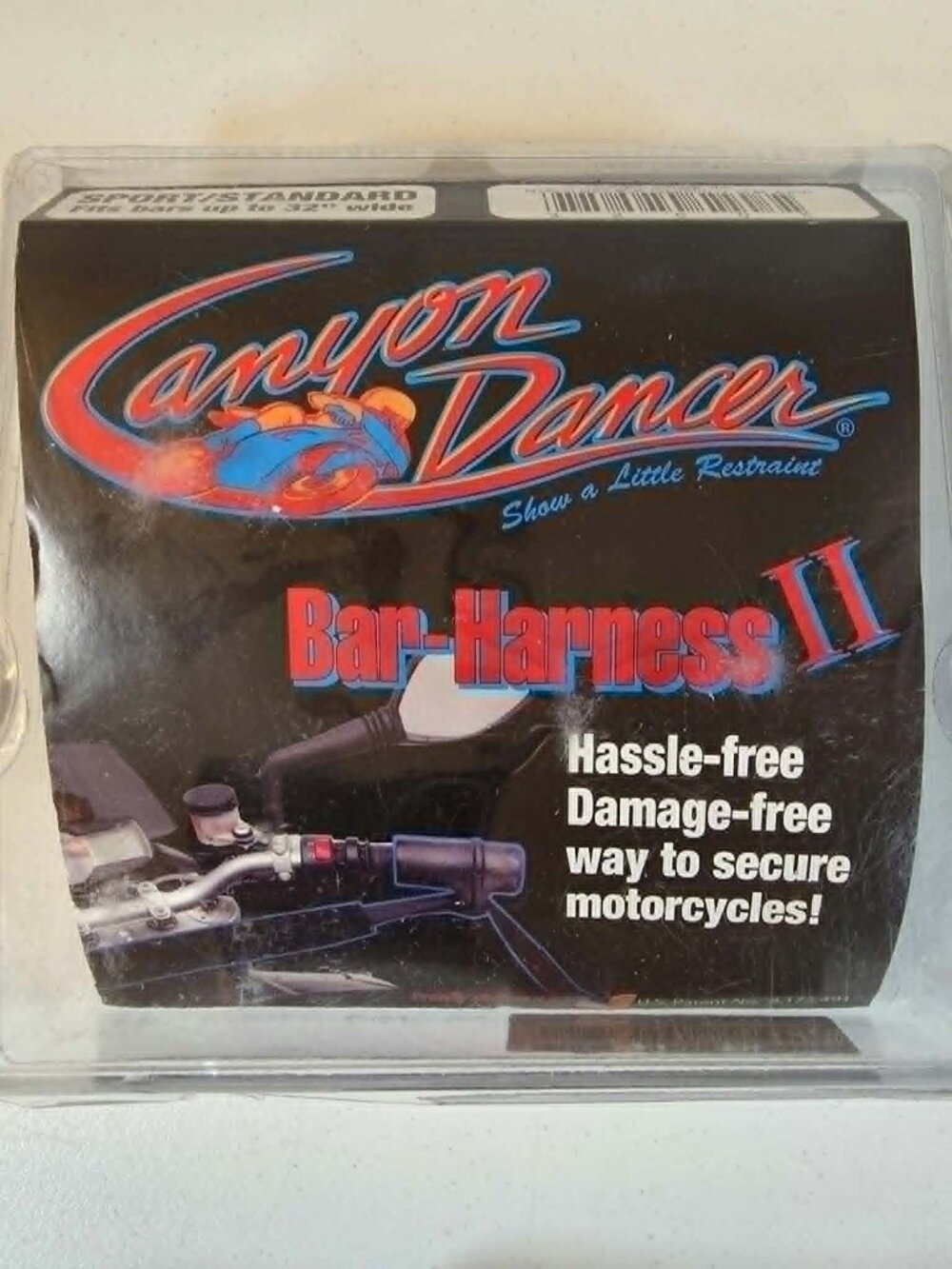 CANYON DANCER BAR HARNESS II 32505 SECURE MOTORCYCLE UP TO 32" WIDE BLACK NEW